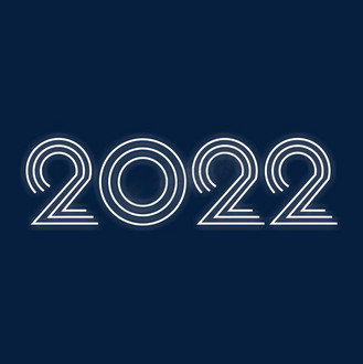 2022主题卡通艺术字