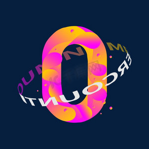 环形图谱ps艺术字体-环形图谱ps字体设计效果-千库网