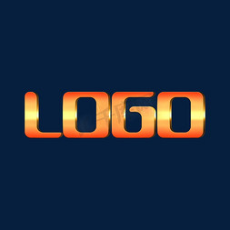 logo图标志高免抠艺术字图片_金色大气大写LOGO字体设计psd