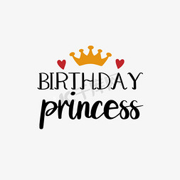 svg生日公主英文字母短句短语