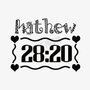 手绘字边框ps艺术字体-手绘字边框ps字体设计效果-千库网