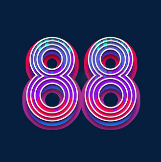 88创意艺术字设计