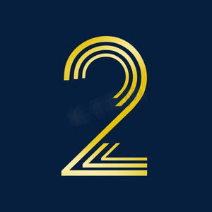 金色三角线条ps艺术字体-金色三角线条ps字体设计效果-千库网