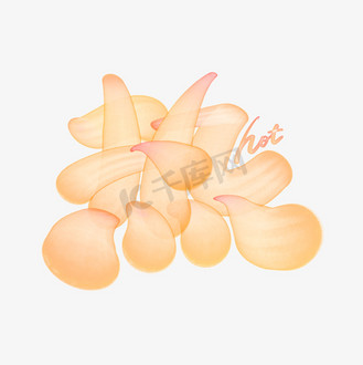 热hot手绘可爱夏季宣传文案标题字体