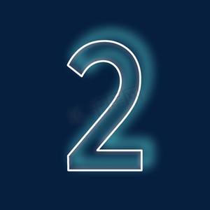 倒计时2ps艺术字体-倒计时2ps字体设计效果-千库网