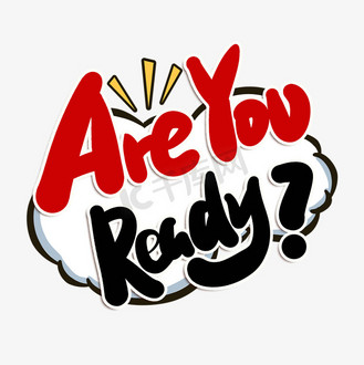 areyouready英文字体