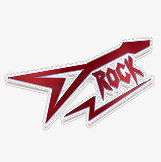 摇滚rock红色炫酷海报类元素png素材