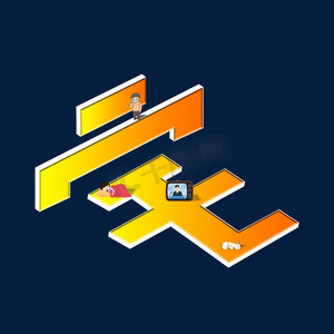 宅女ps艺术字体-宅女ps字体设计效果-千库网