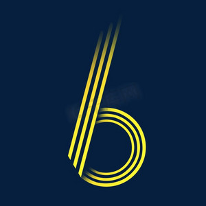 金色三角线条ps艺术字体-金色三角线条ps字体设计效果-千库网