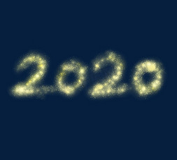 2020新年创意艺术字设计