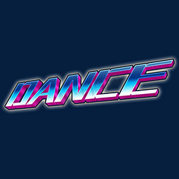 dance英文跳舞炫酷立体字体艺术字设计图片-千库网