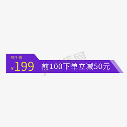 电商通用标签免抠艺术字图片_电商通用标签