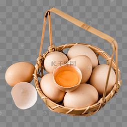 鲜蛋土鸡蛋食材