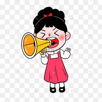 呼喊人物图片_呼喊人物设计图片素材大全-千库网