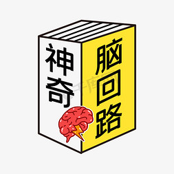 立体感免抠艺术字图片_神奇脑回路字体