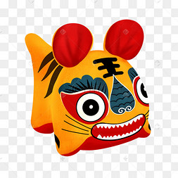 可爱卡通布老虎