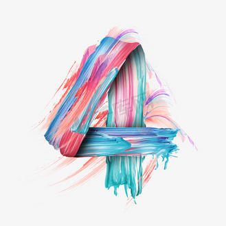 立体英文字母涂鸦