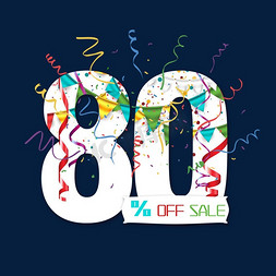 80片大包装ps艺术字体-80片大包装ps字体设计效果-千库网