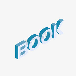 book书本英语艺术字设计图片-千库网