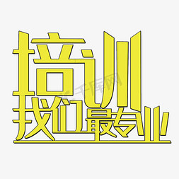 字专业免抠艺术字图片_培训我们最专业艺术字