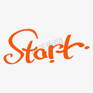 start艺术英文字体