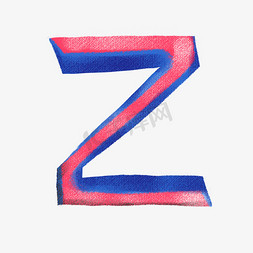 英文字母z免抠艺术字图片_紫色立体装饰字母PNG图片