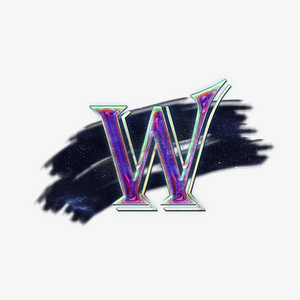 w大写字母ps艺术字体-w大写字母ps字体设计效果-千库网