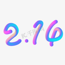 2.14字效果