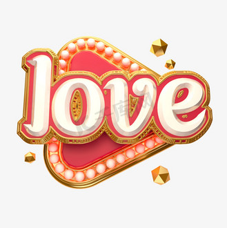 love艺术字可商用