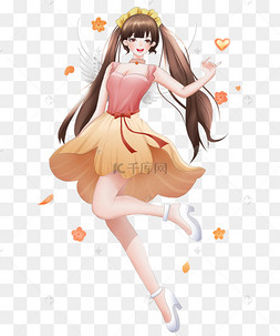 二次元全身人物舞蹈