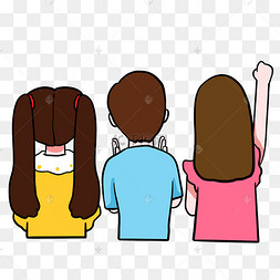 欢呼呐喊围观群众观众围观人群背