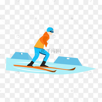 残奥运动员越野滑雪