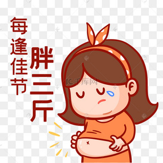 每逢佳节胖三斤搞笑表情包