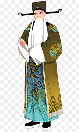 京剧戏曲人物生旦净末丑末角