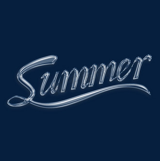 summer酸性玻璃艺术字个人vip和企业vip免费下载免抠背景简单夏日清新