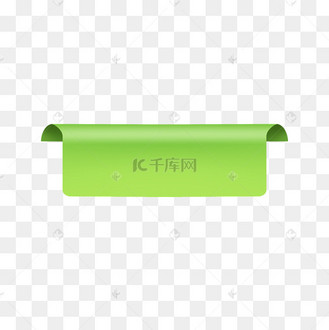 春季春天绿色角标电商标题栏文本框边框