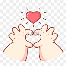 手绘卡通表情害羞女孩卖萌