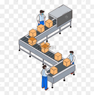 流水线工人图片_流水线工人设计图片素材大全-千库网