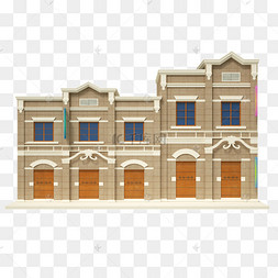 民国民国风建筑楼房