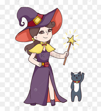 q版卡通魔法师巫师魔法女巫
