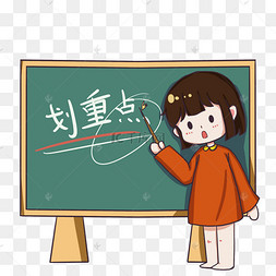 敲黑板划重点表情包