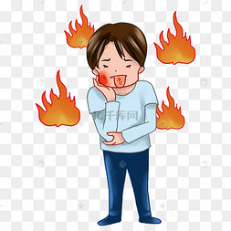 上火热气肝火口腔溃疡牙疼