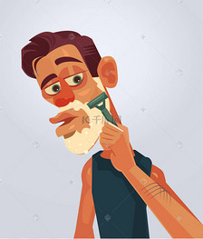 矢量平面卡通插画