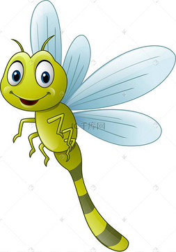 卡通蜻蜓素材