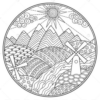 风景涂鸦图片_风景涂鸦设计图片素材大全-千库网