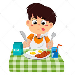孩子吃早餐可以影响成长的儿童还