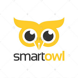 猫头鹰 Logo 模板