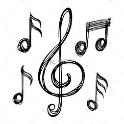 音乐笔记, 素描