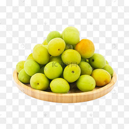 青梅绿色新鲜水果