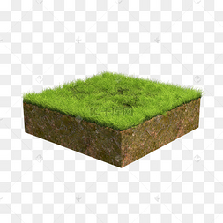 3d立体草地土地土壤下载 png下载c4d夏天乡村菜地下载 png下载psd水